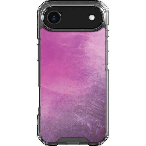 Purple Space Marble iPhone 17 Air Clear Case