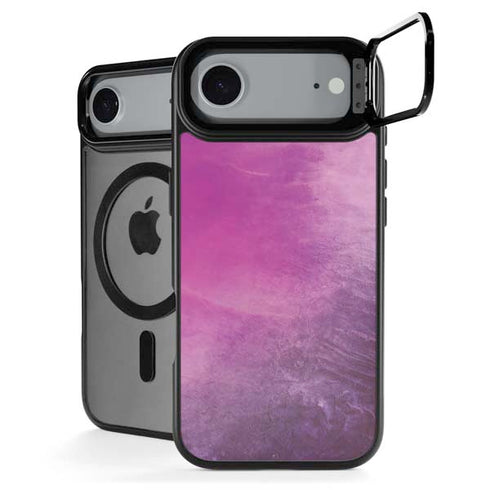 Purple Space Marble iPhone 17 Air Kickstand Case