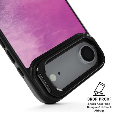 Purple Space Marble iPhone 17 Air Kickstand Case