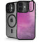 Purple Space Marble iPhone 17 Kickstand Case