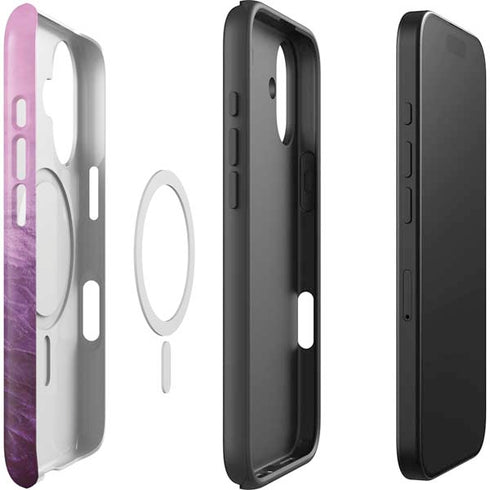 Purple Space Marble iPhone 17 Magsafe Impact Case