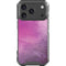 Purple Space Marble iPhone 17 Pro Clear Case