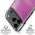 Purple Space Marble iPhone 17 Pro Clear Case