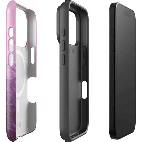 Purple Space Marble iPhone 17 Pro Magsafe Impact Case