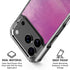 Purple Space Marble iPhone 17 Pro Max Clear Case
