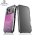Purple Space Marble iPhone 17 Pro Max Clear Case
