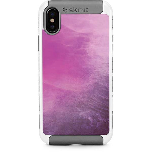 Purple Space Marble iPhone Cases