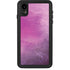 Purple Space Marble iPhone Cases
