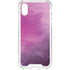 Purple Space Marble iPhone XS Clear Case