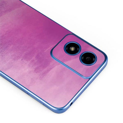Purple Space Marble Moto G Play 4G (2024) Skin