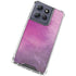 Purple Space Marble Moto G Power 5G (2025) Clear Case