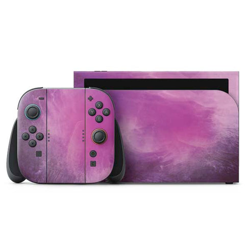 Purple Space Marble Nintendo Switch 2 (2025) with Joy-Con Skin