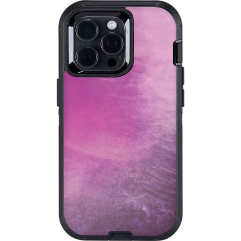 Purple Space Marble Otterbox Defender iPhone Skin
