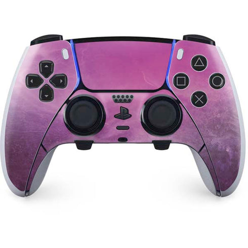 Purple Space Marble PS5 DualSense Edge Pro Controller Skin