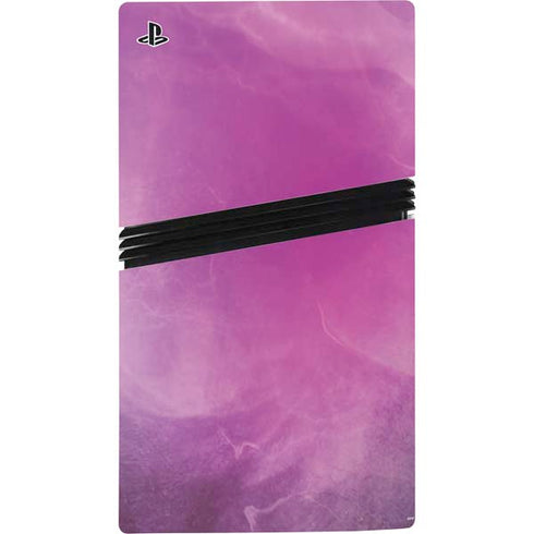 Purple Space Marble PS5 Pro Console Skin