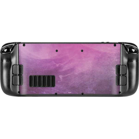Purple Space Marble Steam Deck Handheld Gaming Computer OLED Skin