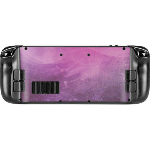 Purple Space Marble Steam Deck Handheld Gaming Computer Skin