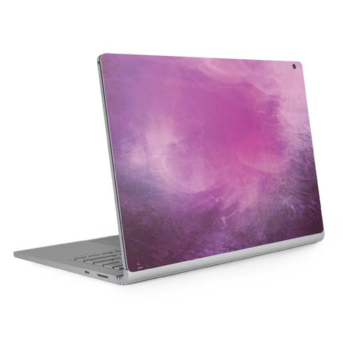 Purple Space Marble Surface Book 2 15in Skin