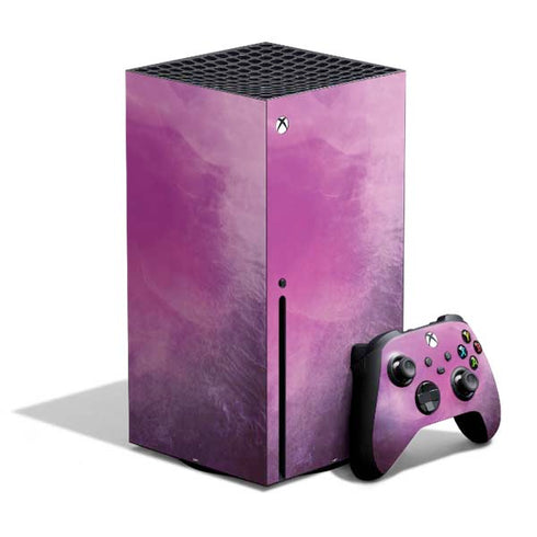 Purple Space Marble Xbox Series X Bundle Skin