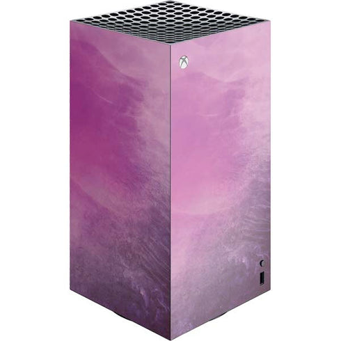 Purple Space Marble XBox Series X Digital Edition Console Skin