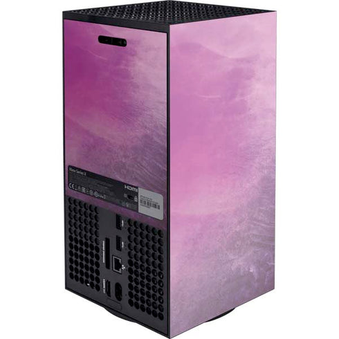 Purple Space Marble XBox Series X Digital Edition Console Skin