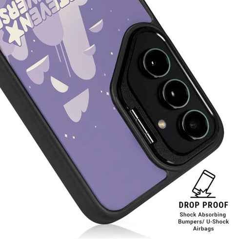 Cartoon Network Steven Universe Purple Steven Universe Galaxy S25 FE Kickstand Case