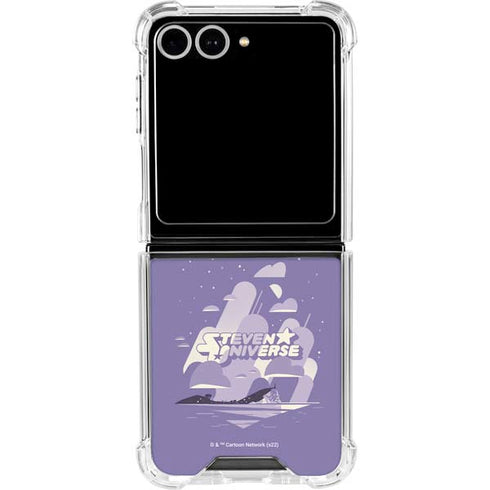 Cartoon Network Steven Universe Purple Steven Universe Galaxy Z Flip7 Clear Case