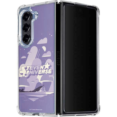 Cartoon Network Steven Universe Purple Steven Universe Galaxy Z Fold5 5G Clear Case