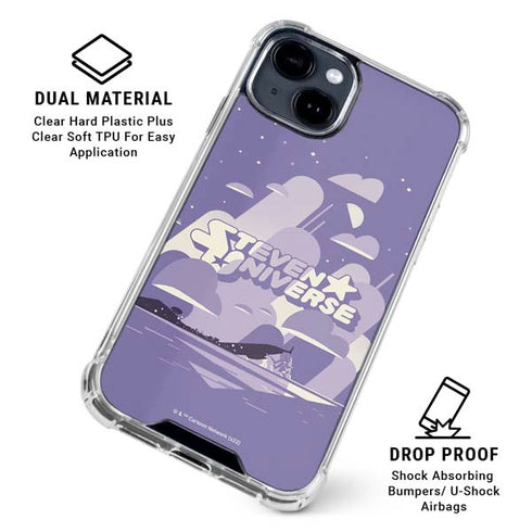 Cartoon Network Steven Universe Purple Steven Universe iPhone 15 Clear Case