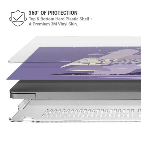Cartoon Network Steven Universe Purple Steven Universe MacBook Pro 14in (2021-24) Case plus Skin