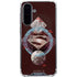 DC Comics Superman Purple Abstract Collage Galaxy A36 5G Clear Case