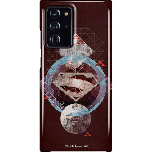DC Comics Superman Purple Abstract Collage Galaxy Note20 Ultra 5G Lite Case