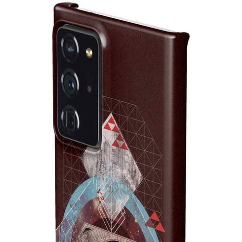 DC Comics Superman Purple Abstract Collage Galaxy Note20 Ultra 5G Lite Case