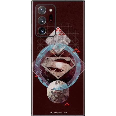 DC Comics Superman Purple Abstract Collage Galaxy Note20 Ultra 5G Skin