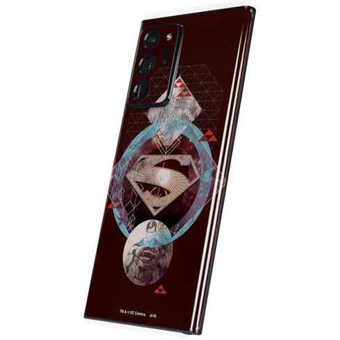 DC Comics Superman Purple Abstract Collage Galaxy Note20 Ultra 5G Skin