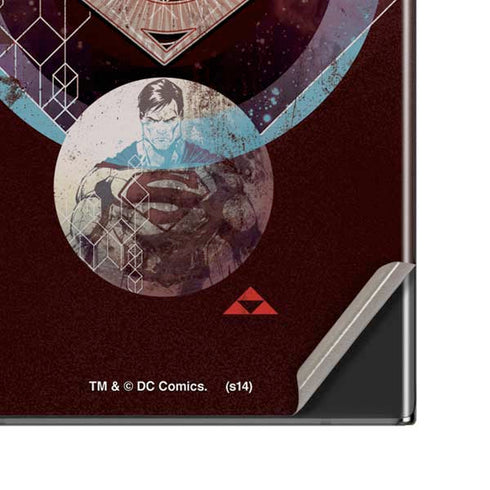 DC Comics Superman Purple Abstract Collage Galaxy Note20 Ultra 5G Skin