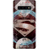 DC Comics Superman Purple Abstract Collage Galaxy S10 Plus Skin