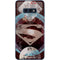 DC Comics Superman Purple Abstract Collage Galaxy S10e Skin