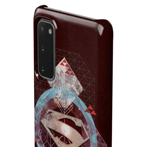 DC Comics Superman Purple Abstract Collage Galaxy S20 Lite Case