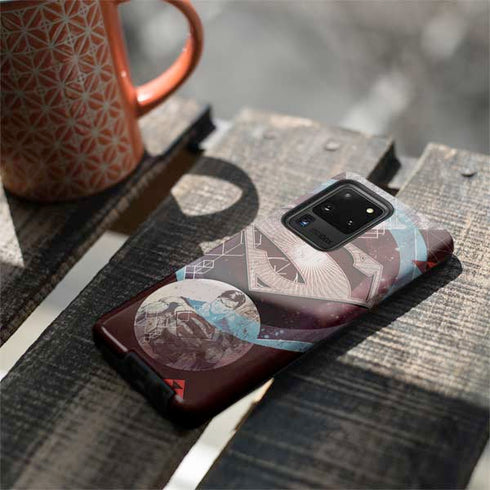 DC Comics Superman Purple Abstract Collage Galaxy S20 Ultra 5G Pro Case