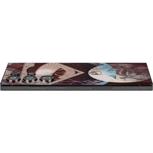 DC Comics Superman Purple Abstract Collage Galaxy Skins