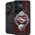 DC Comics Superman Purple Abstract Collage Galaxy S25 Kickstand Case