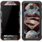 DC Comics Superman Purple Abstract Collage Galaxy S7 Active Skin