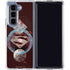 DC Comics Superman Purple Abstract Collage Galaxy Z Fold5 5G Clear Case