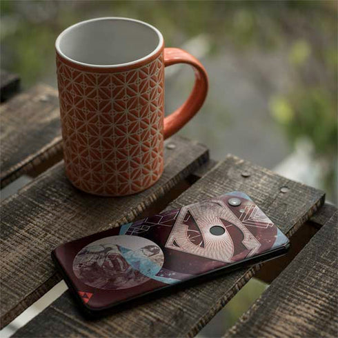 DC Comics Superman Purple Abstract Collage Google Pixel 3a XL Skin