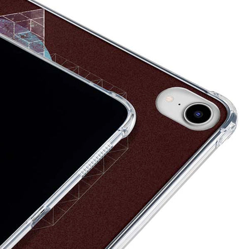 DC Comics Superman Purple Abstract Collage iPad 11th Gen (2025) Clear Case