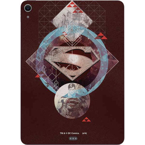 DC Comics Superman Purple Abstract Collage Apple iPad Air Skin