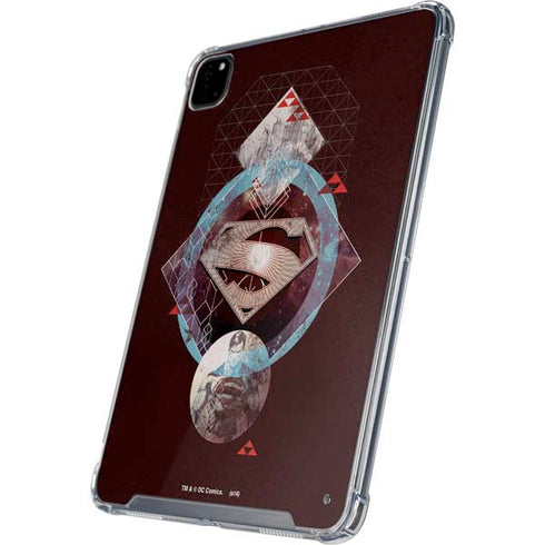 DC Comics Superman Purple Abstract Collage iPad Cases