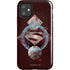 DC Comics Superman Purple Abstract Collage iPhone 11 Impact Case