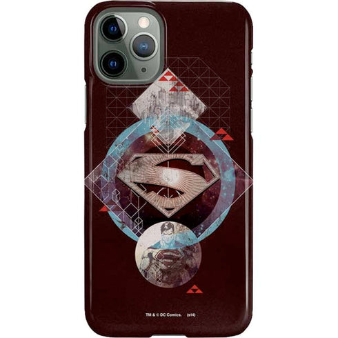 DC Comics Superman Purple Abstract Collage iPhone 11 Pro Lite Case